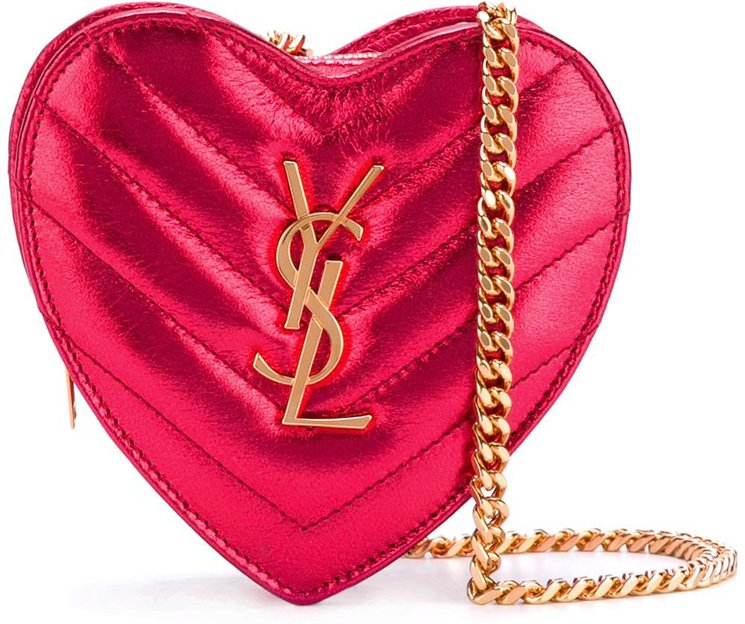 Saint-Laurent-Love-Heart-Bag