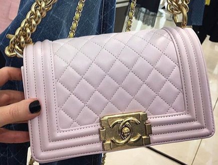 Boy Chanel White Quilted Bag thumb
