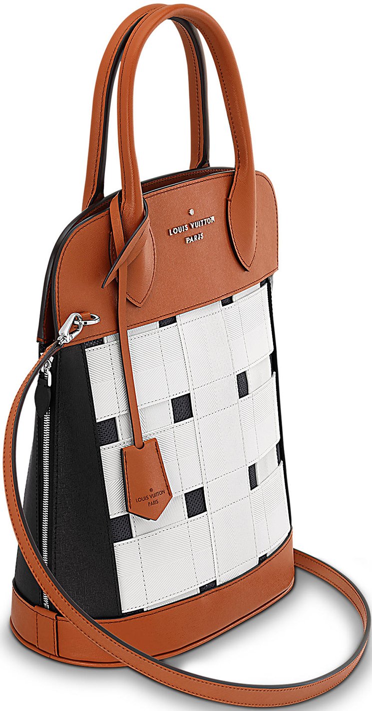 Louis Vuitton Tressage Tote Bag Monogram Handbag SS 2017 Two Way Reverse  M44113