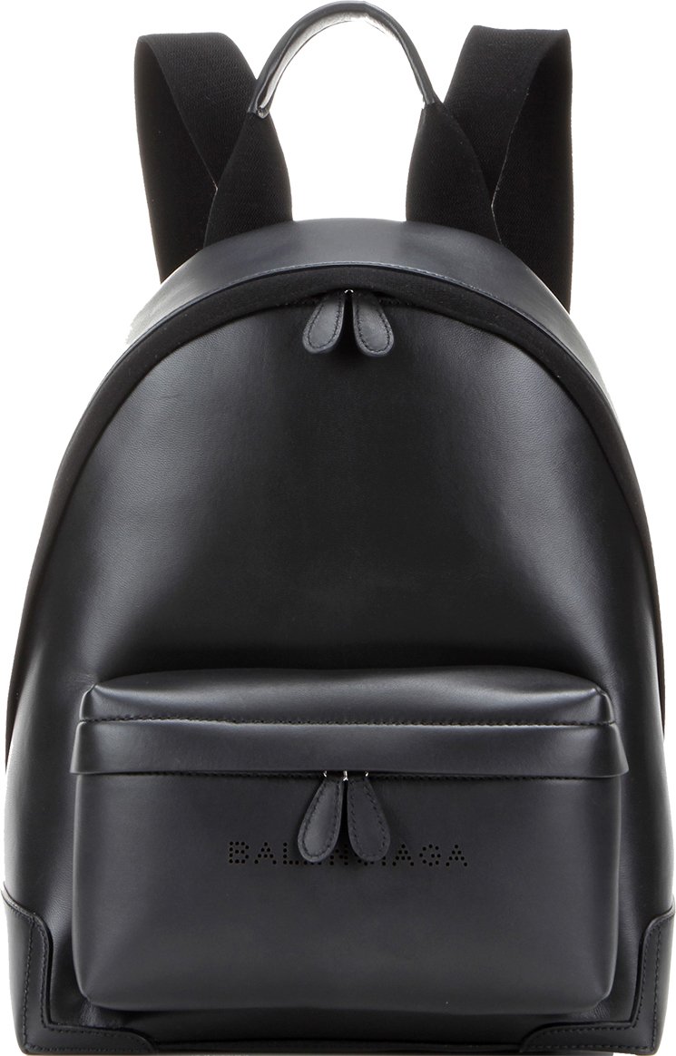 Balenciaga-Perforated-Signature-Backpack
