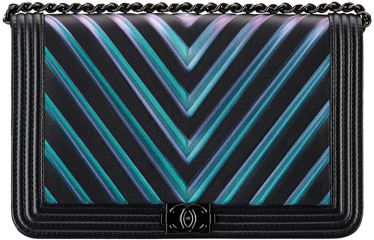 Boy-Chanel-Painted-Chevron-Wallet-On-Chain-Bag