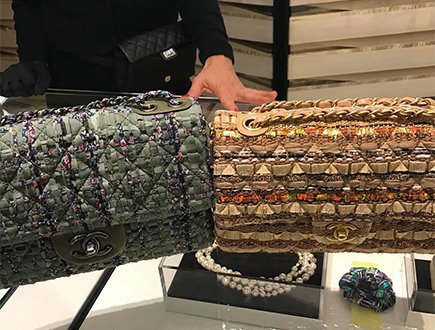 Chanel Multicolor Tweed Classic Flap Bag thumb