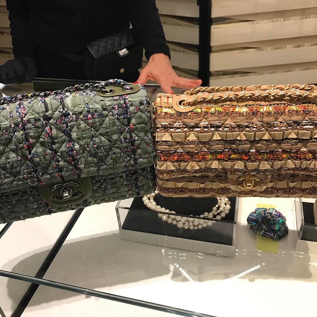 Chanel-Multicolor-Tweed-Classic-Flap-Bag