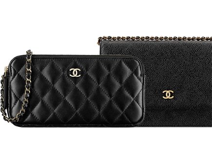 Chanel clutch with chain vs chanel woc thumb