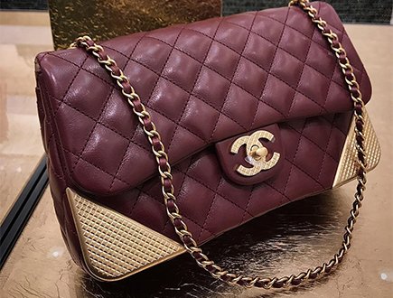 Chanel Studded Corners Flap Bag thumb