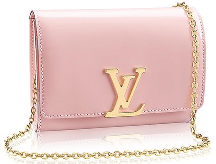 Louis Vuitton Vernis Lisse Louise Clutch with Chain thumb