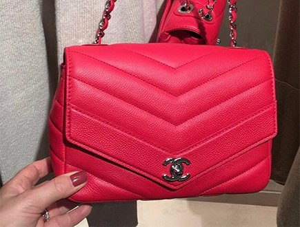 Chanel Chevron Quilted Flap Bag thumb