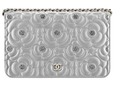 Chanel Diamante Camellia Quilted WOC thumb