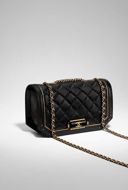 Chanel-Metallic-Black-CC-Lock-Bag-5