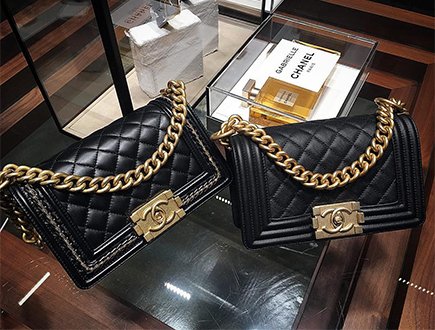 Chanel Boy Bag With Chain Or Without Chain thumb