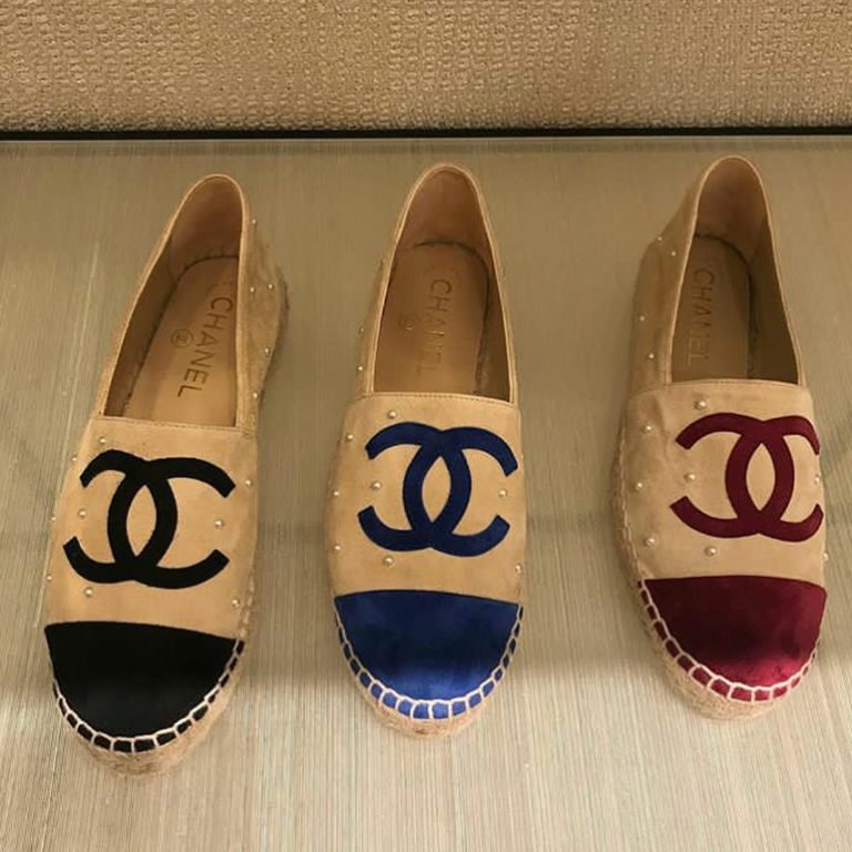Chanel CC Espadrilles with Pearls | Bragmybag