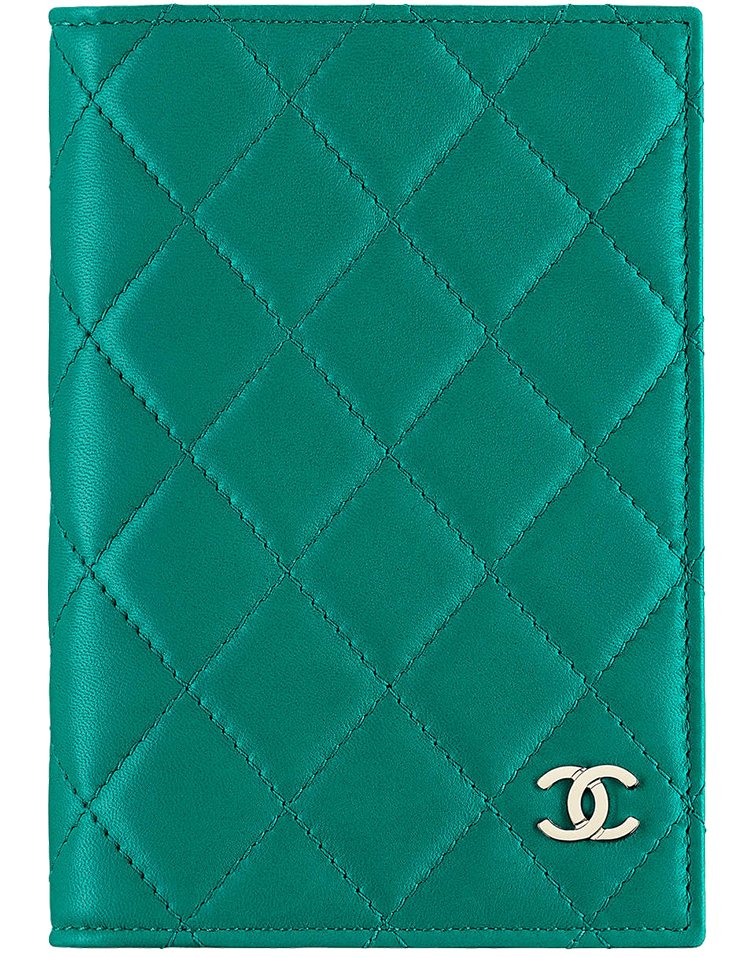 Chanel Classic Quilted Passport Holder Black Lambskin Silver Hardware –  Coco Approved Studio