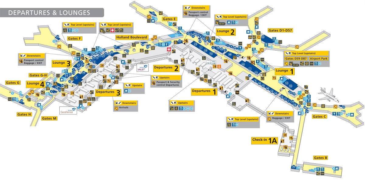 Shopping-at-schiphol-airport-map