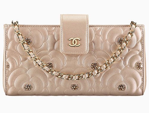 Chanel Diamante Clutch with Chain thumb