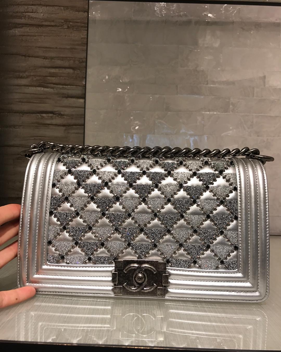 Boy-Chanel-Triangle-Quilted-Flap-Bag