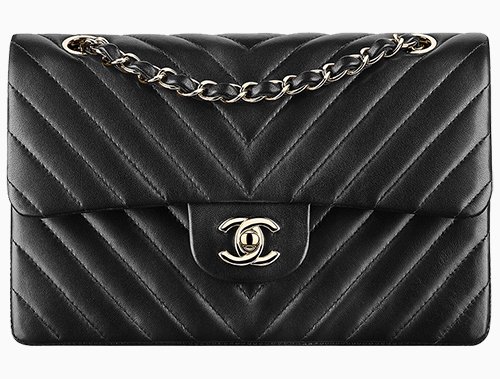 Chanel Chevron Small Classic Flap Bag thumb