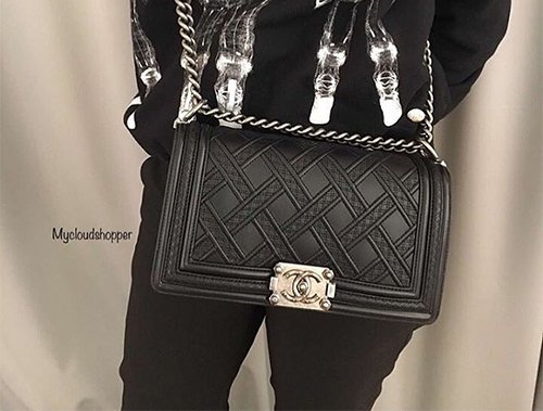 Chanel Boy Large Stitched Quilted Bag thumb