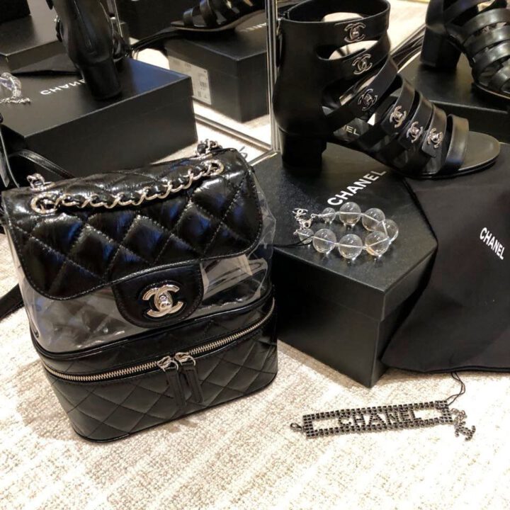 Chanel Transparent Vanity Flap Backpack | Bragmybag