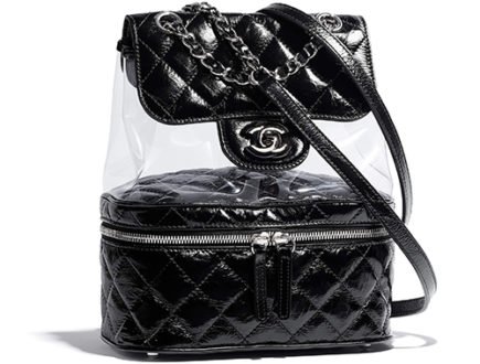 Chanel Transparent Vanity Flap Backpack thumb