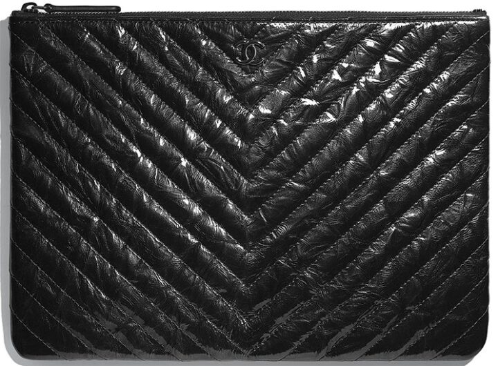 Chanel Crumpled So Black Classic O Case | Bragmybag