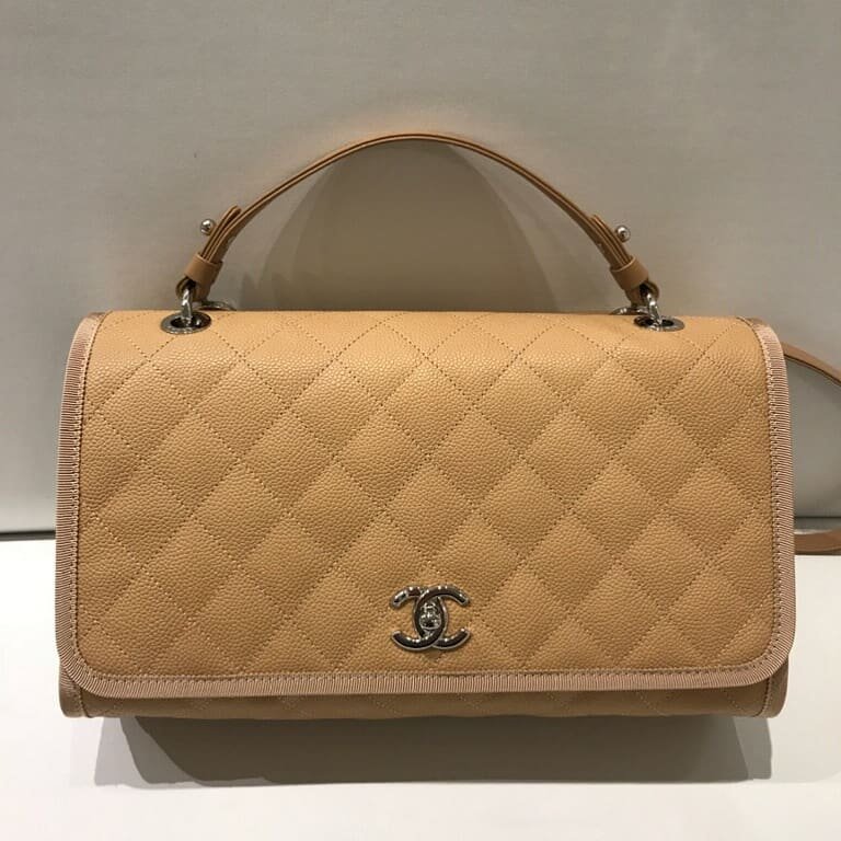Chanel-Bi-Color-Top-Handle-Flap-Bag-9