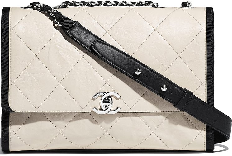 Chanel Bi-Color Handle Flap Bag