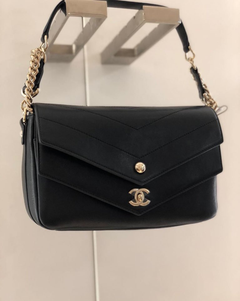 Chanel Elaphe Double Chevron Flap Bag | Bragmybag