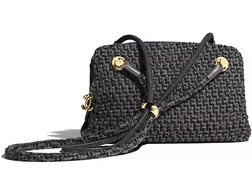 Chanel Tweed Shopping Bag thumb