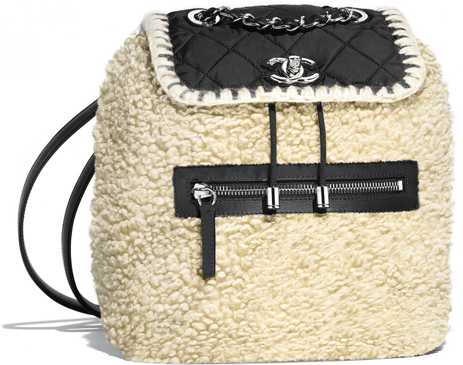 Chanel Wool Coco Neige Backpack 3