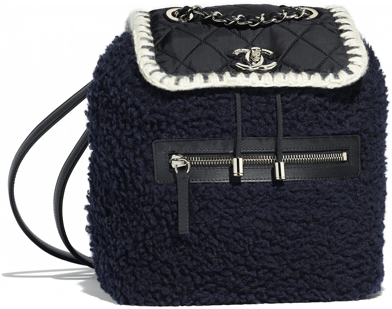 Chanel Wool Coco Neige Backpack