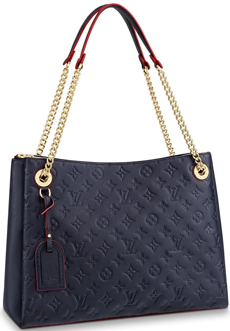 Louis Vuitton, Bags, Louis Vuitton M43748 Surene Bb Monogram Empreinte  Noir Chain Shoulder Bag