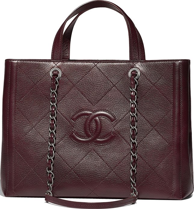 Chanel CC Deerskin Large Shopping Bag