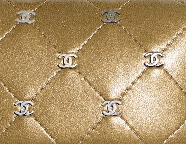 Chanel CC Diamond Mini Clutch With Chain 5