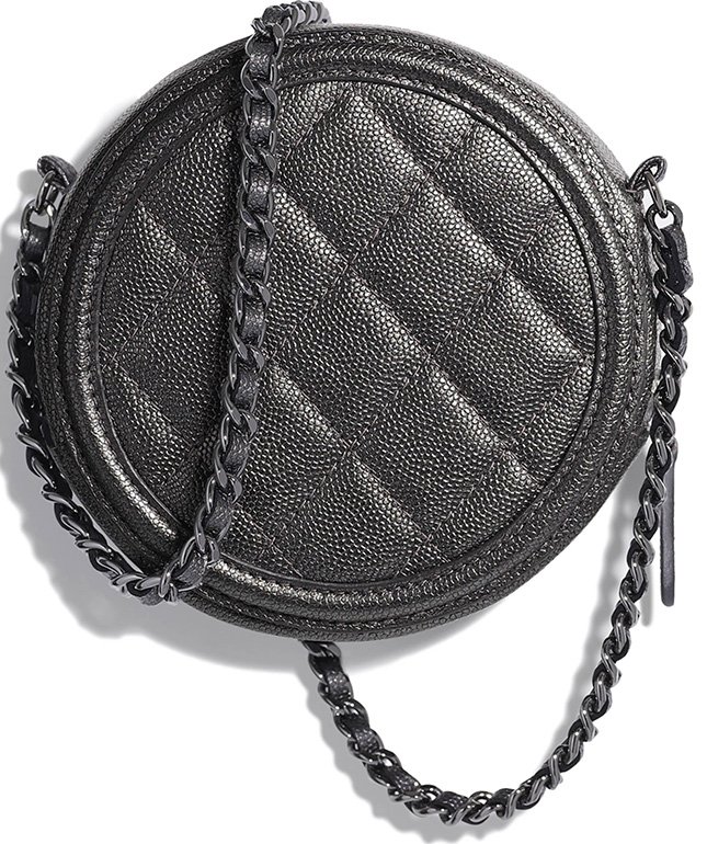 Chanel CC Filigree Round Chain Clutch 2 1