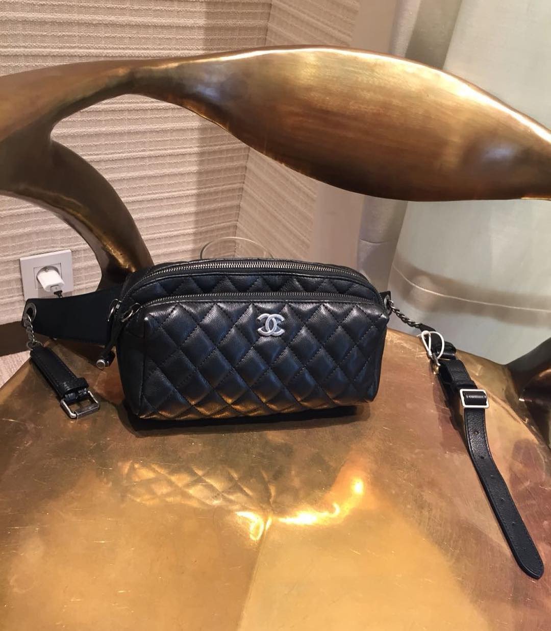Chanel Calfskin Quilted Waist Bag 6