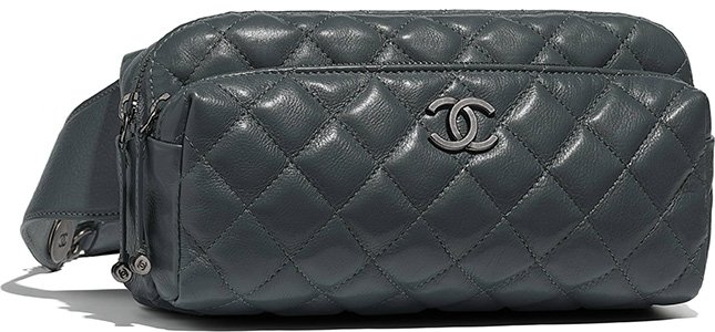 Chanel Calfskin Quilted Waist Bag