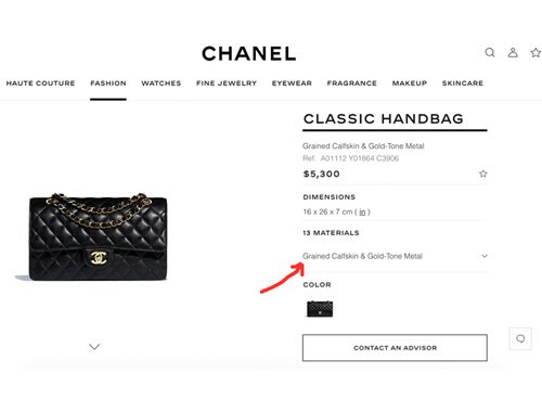 Chanel Caviar Leathers thumb