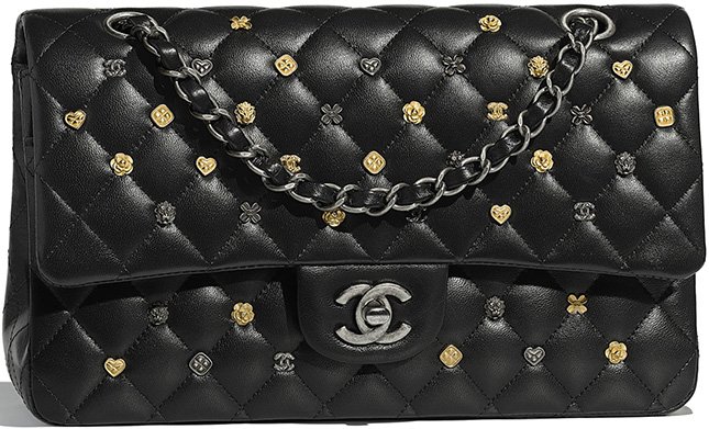 Chanel Charm Quilted Classic Flap Bag 5