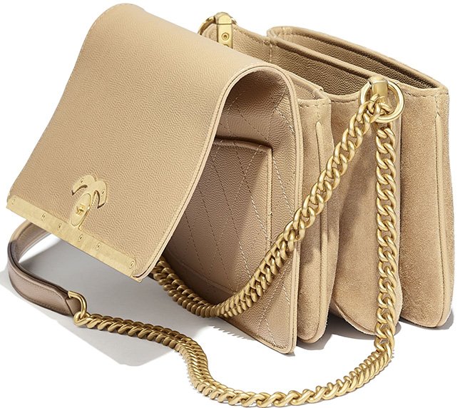 Chanel Grained Calfskin Enamel CC Flap Bag 7