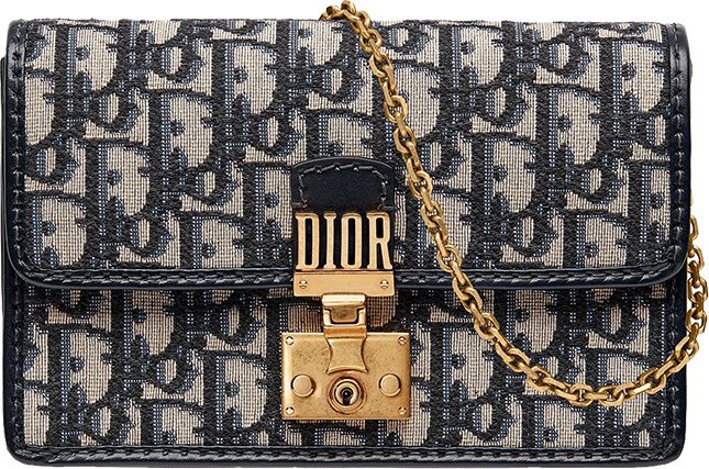 DiorAddict Oblique Chain Clutch