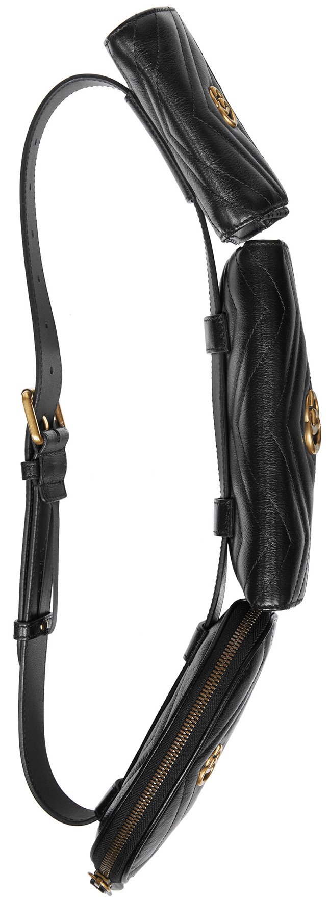 Gucci GG Marmont Matelasse Multi Pocket Belt Bag | Bragmybag