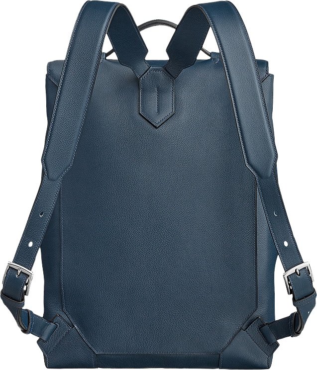 Hermes Flash Backpack Evercolor Blue