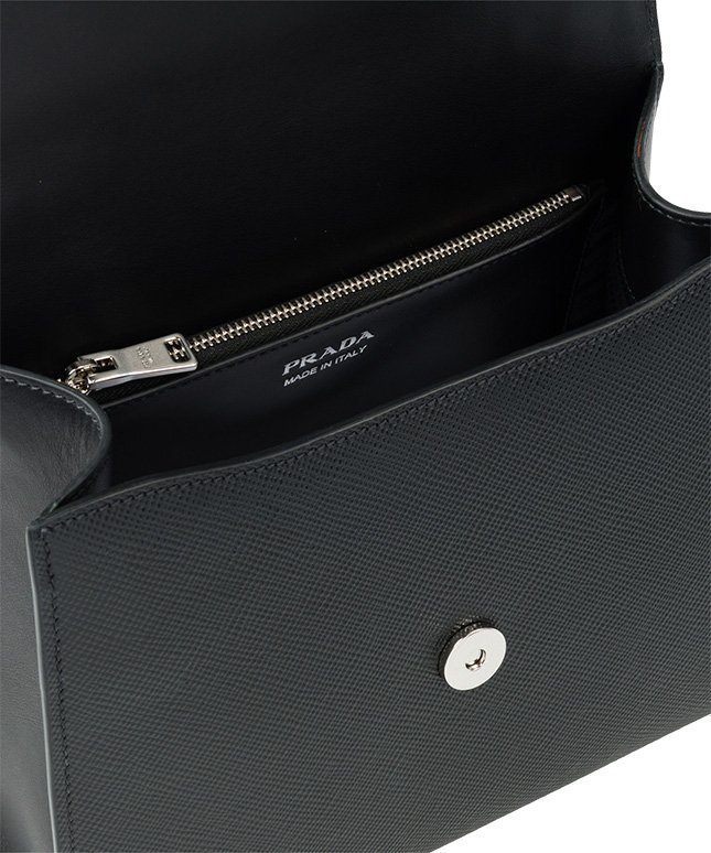 Prada So Black Monochrome Flap Bag | Bragmybag