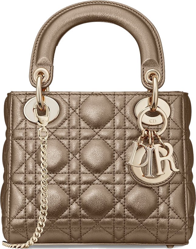 The Light And Black Gold Of Lady Dior Bag 7