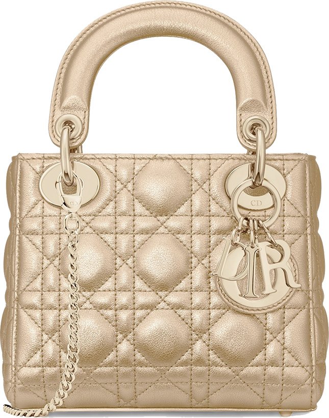 The Light And Black Gold Of Lady Dior Bag