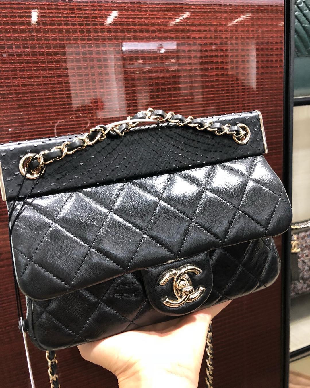 Chanel Frame Classic Flap Bag 5