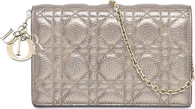 Lady Dior Wallet On Chain 5