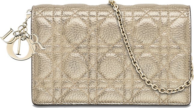 Lady Dior Wallet On Chain 6