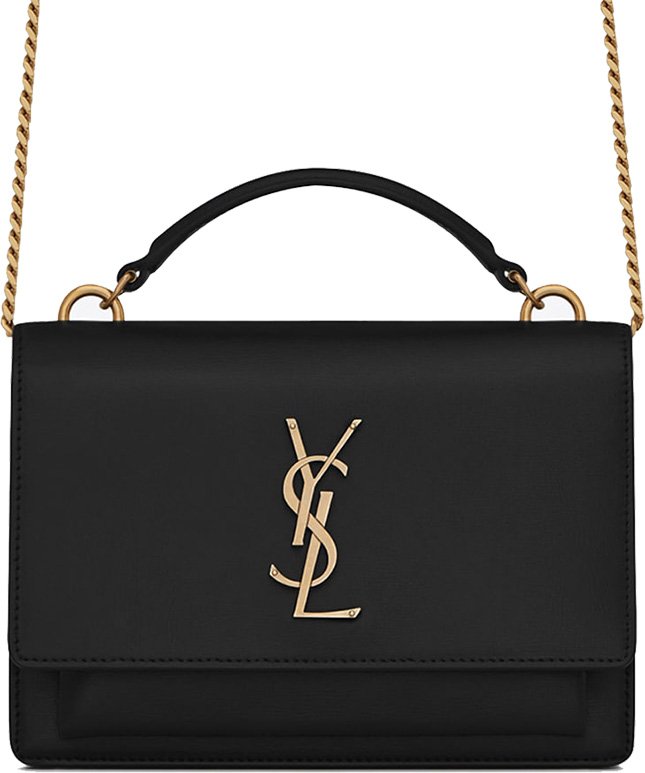 YSL Sunset Chain Wallet in Smooth Leather  Ysl sunset chain wallet, Ysl  sunset, Wallet chain