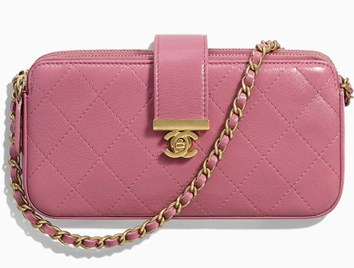 Chanel Golden Class Double CC 2.0 Small Clutch With Chain thumb